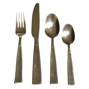 Cuisinart Satin Balance Stainless Steel Flatware 4 pc set - Modern and Simple